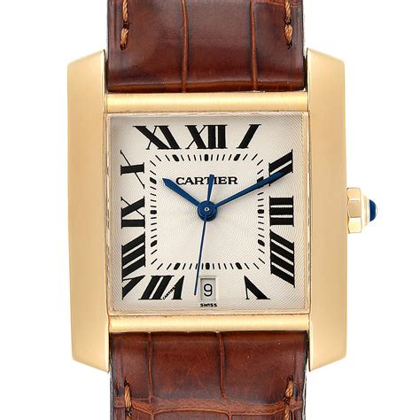 vintage cartier tank men|pre owned cartier tank francaise.